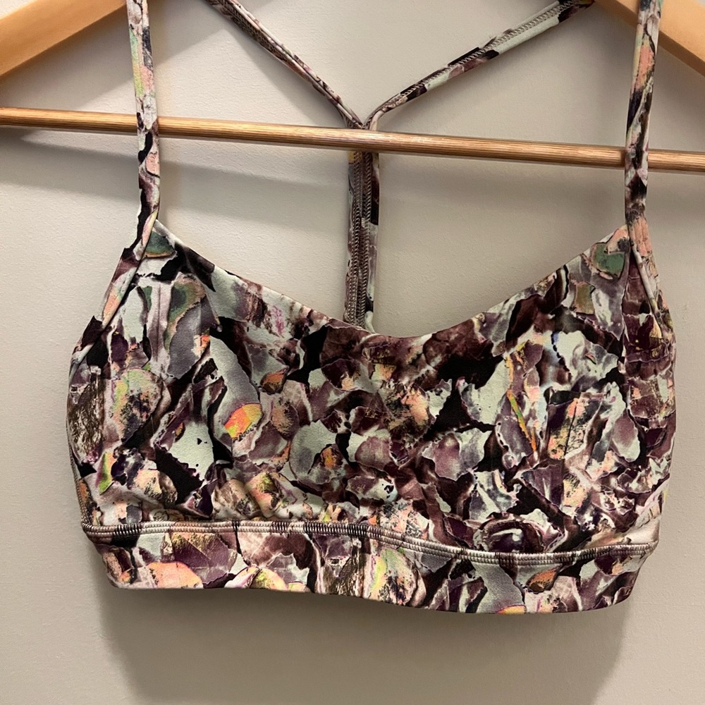 Lululemon Flow Y Nulu sports bra, size 4